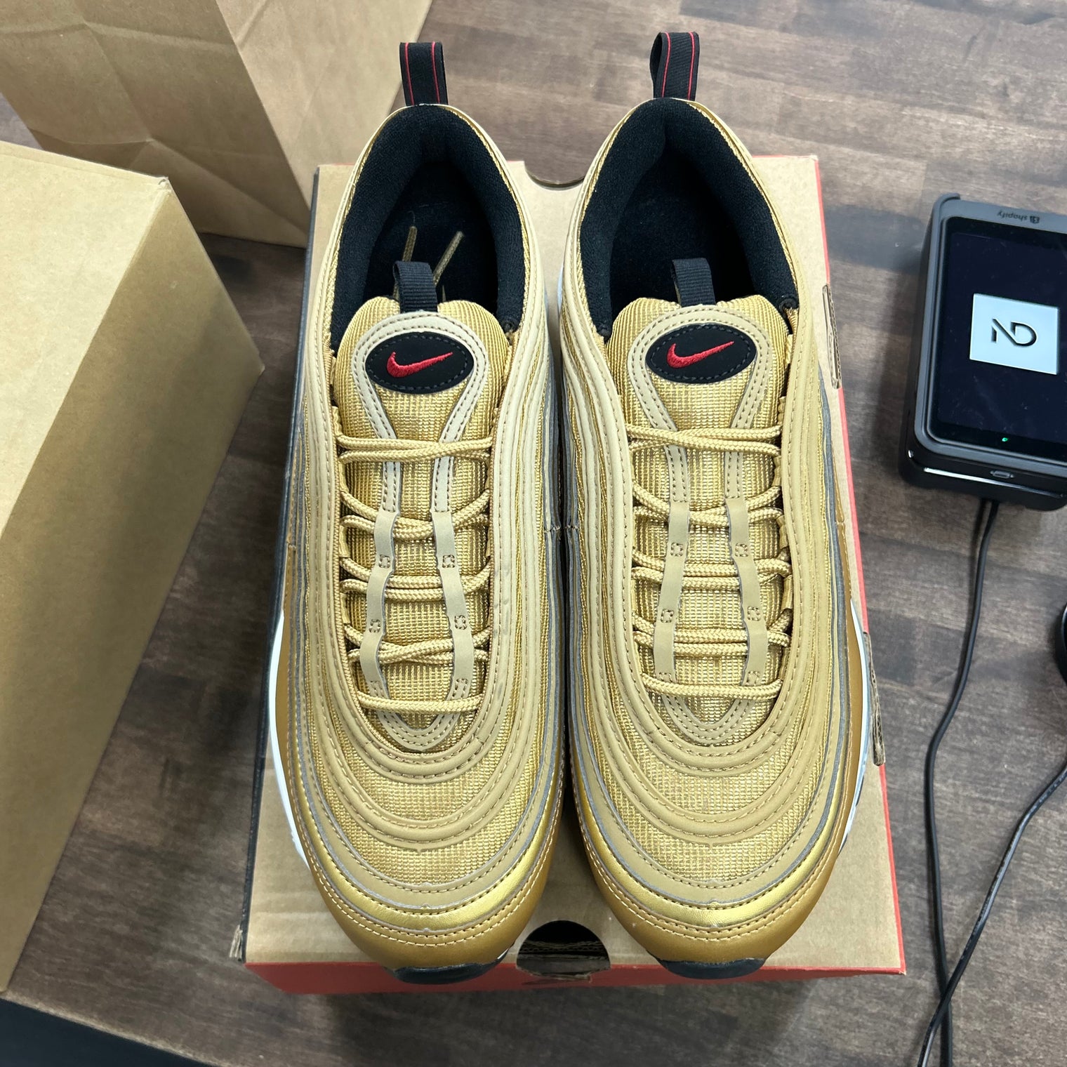 Nike Air Max 97 OG Golden Bullet (2023) (US 10.5) (Lightly Worn)