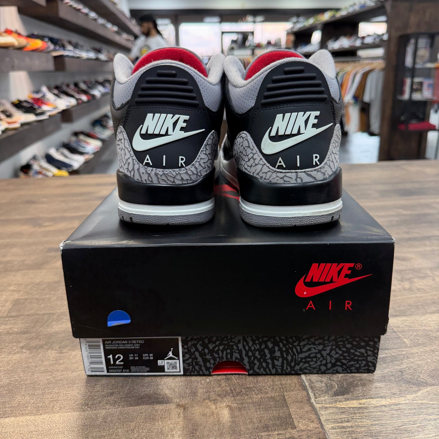 Black Cement Jordan 3 (2024) (USED)