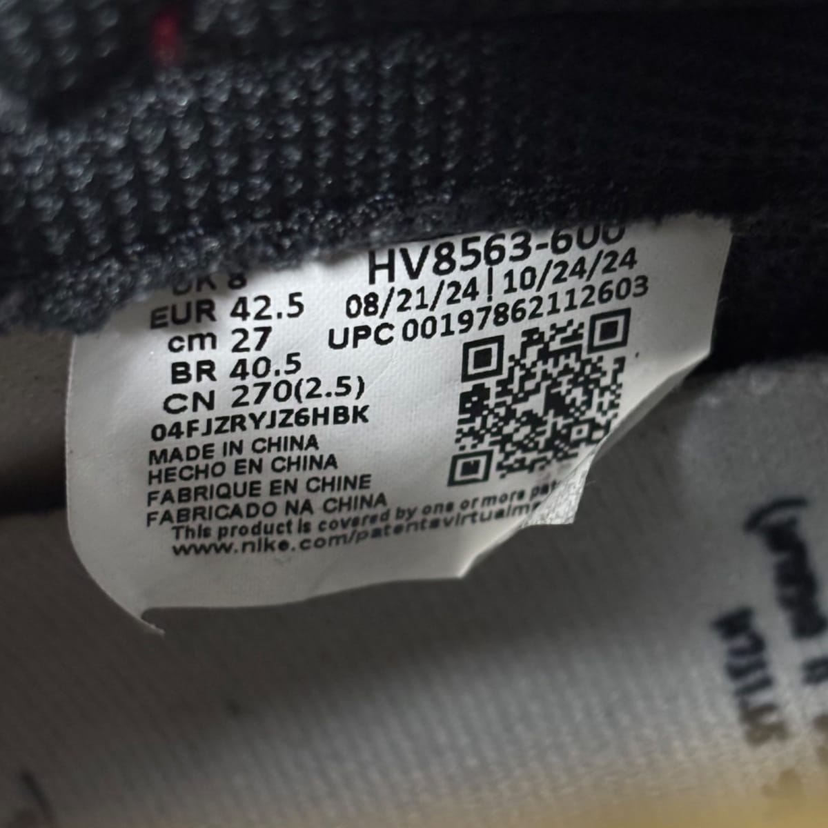Jordan 1 Retro High OG SP Union LA Chicago Shadow Size 9 (Pre-Owned) - aux