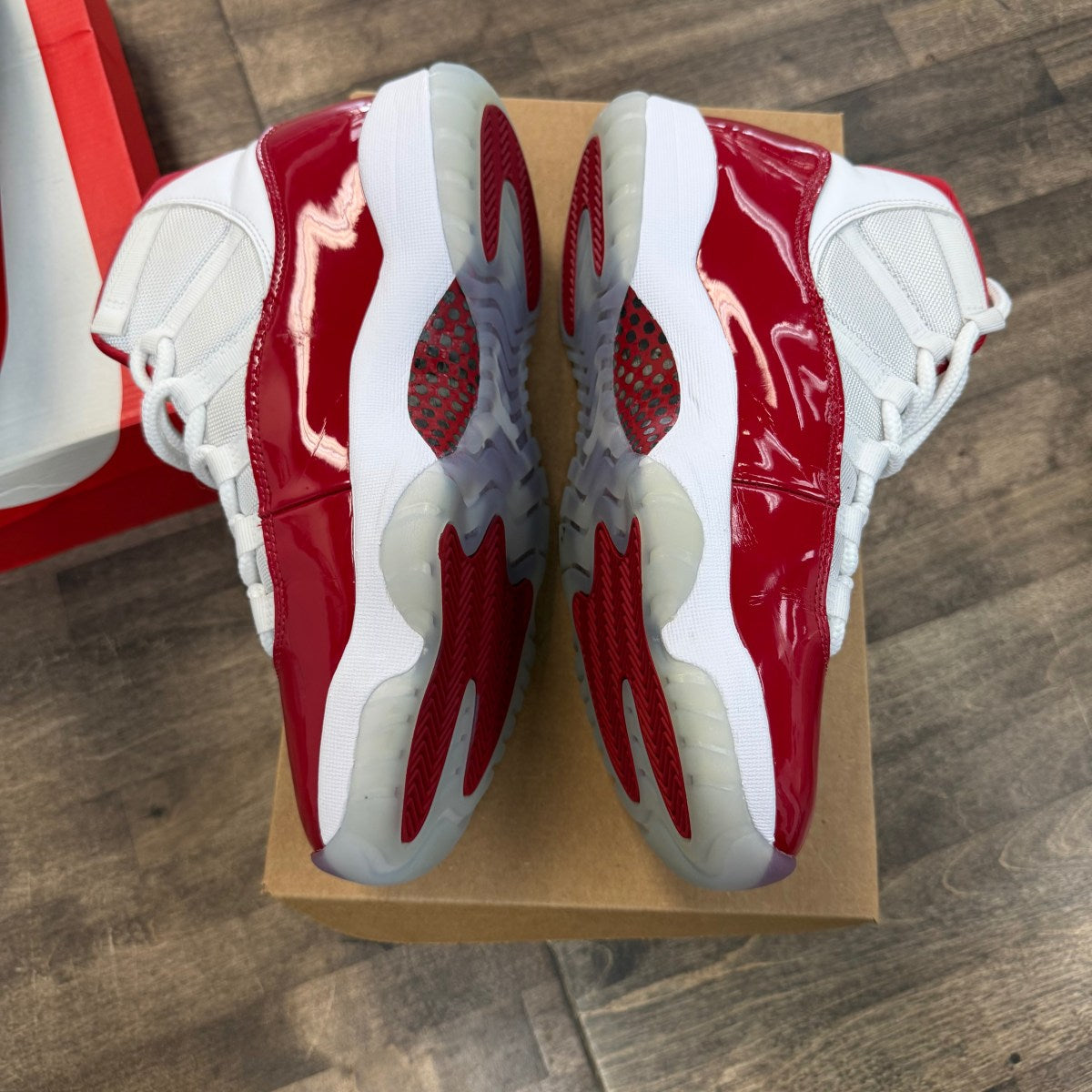 Jordan 11 Retro Cherry (2022) Size 9.5 (Pre-Owned) - Image 5