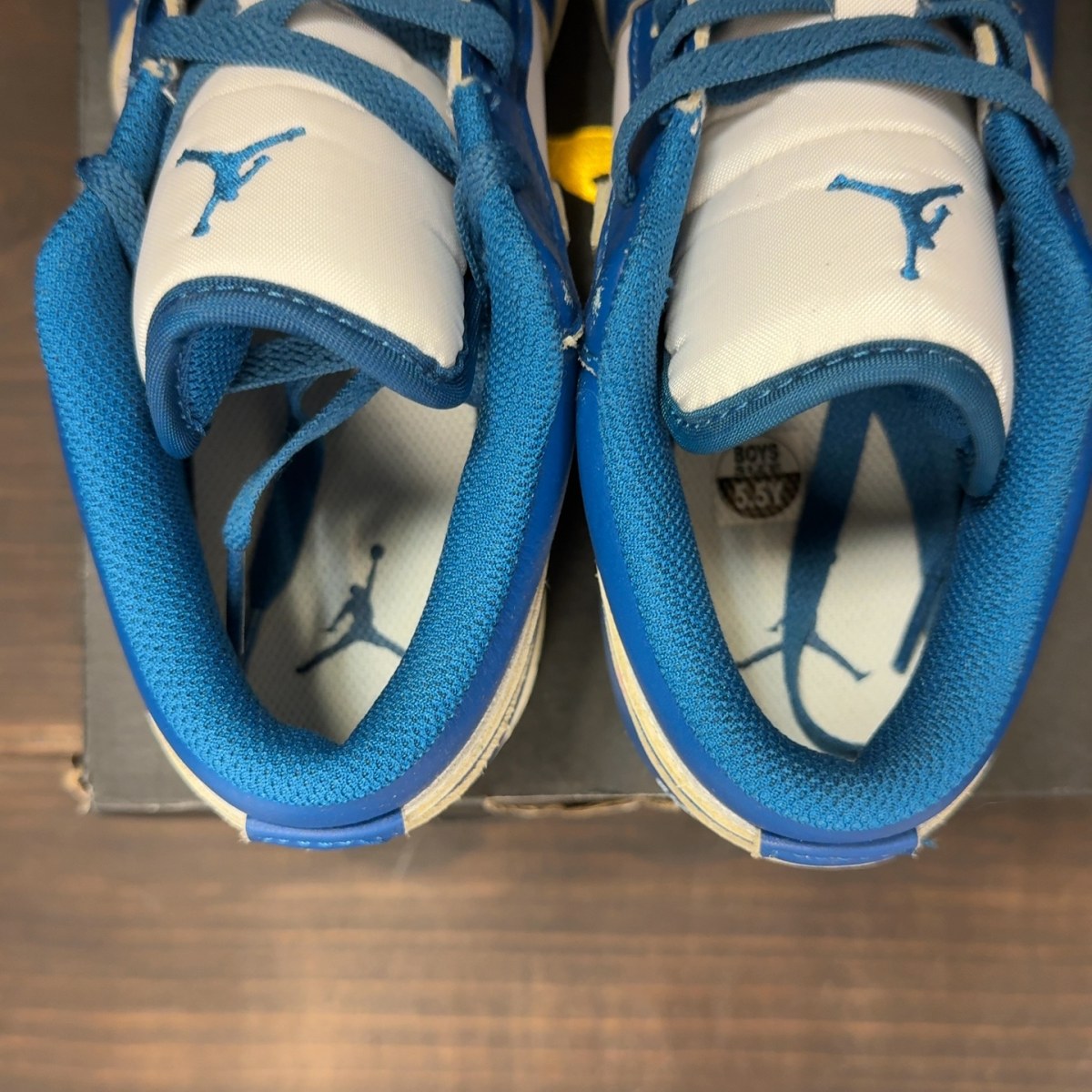 Jordan 1 Low SE Industrial Blue (GS) Size 5.5Y (Pre-Owned) - aux