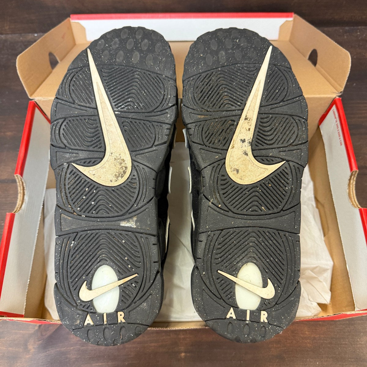 Nike Air More Uptempo Black White - Image 6