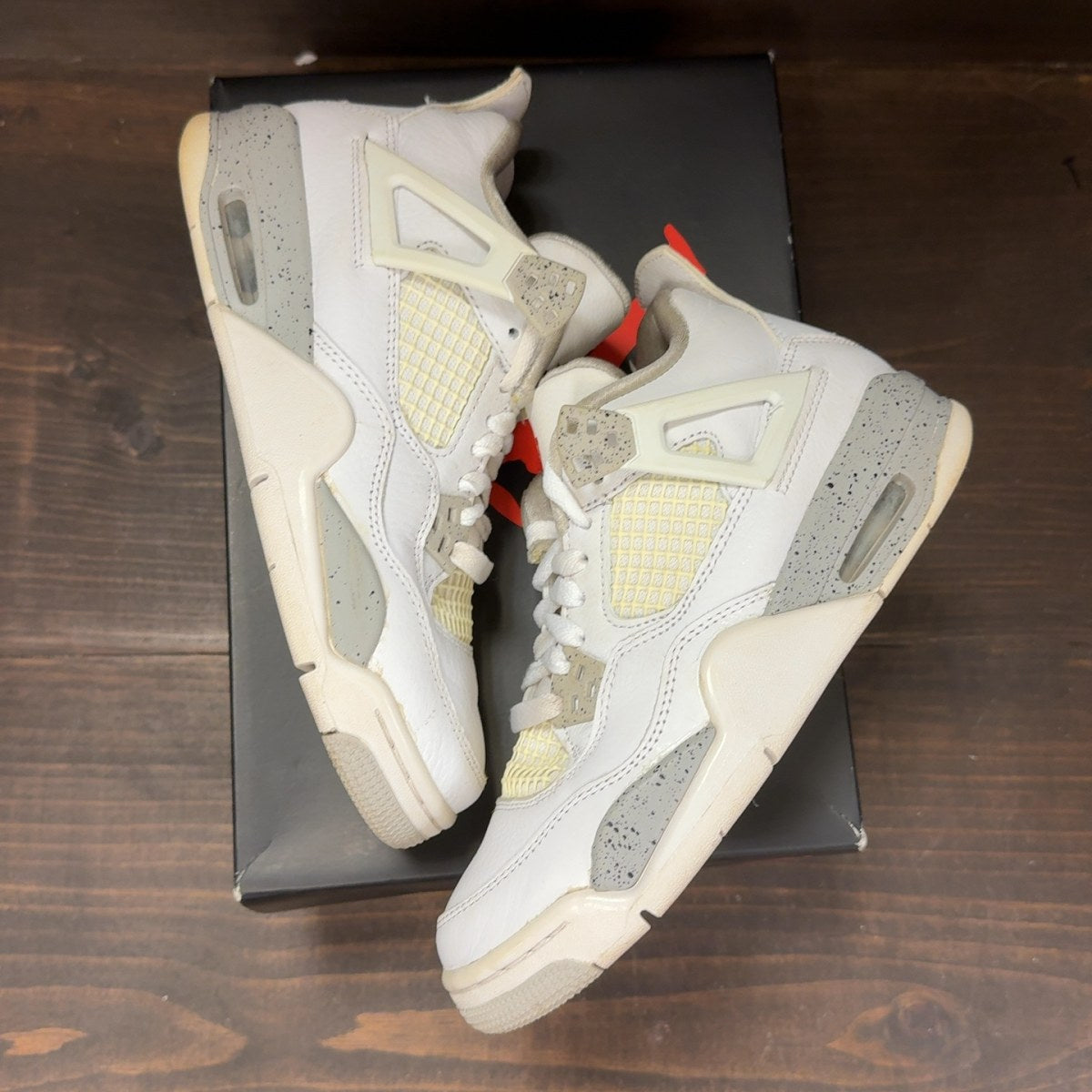 Jordan 4 Retro White Oreo (2021) (GS) - Image 2