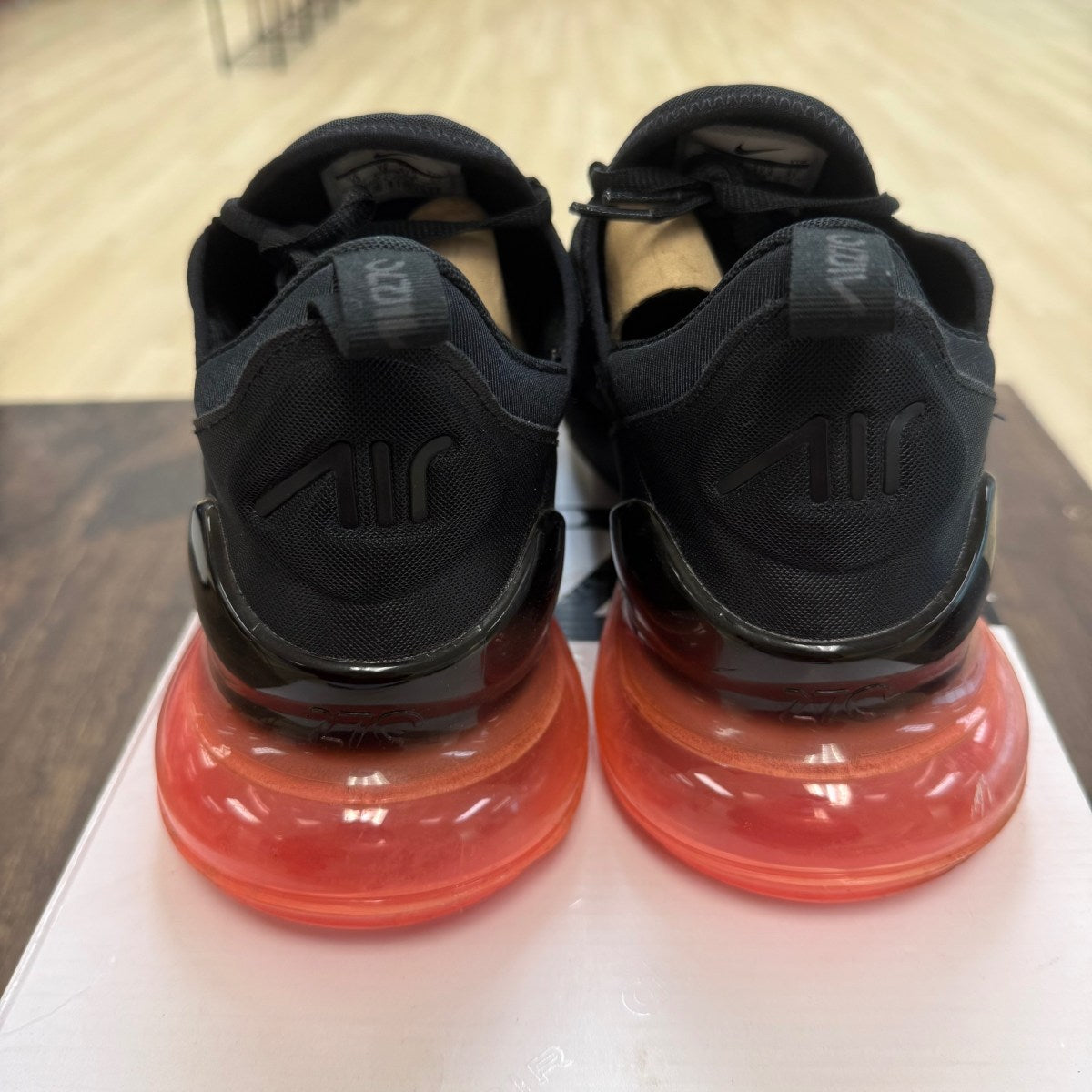 Nike Air Max 270 Black Hot Punch - Image 4