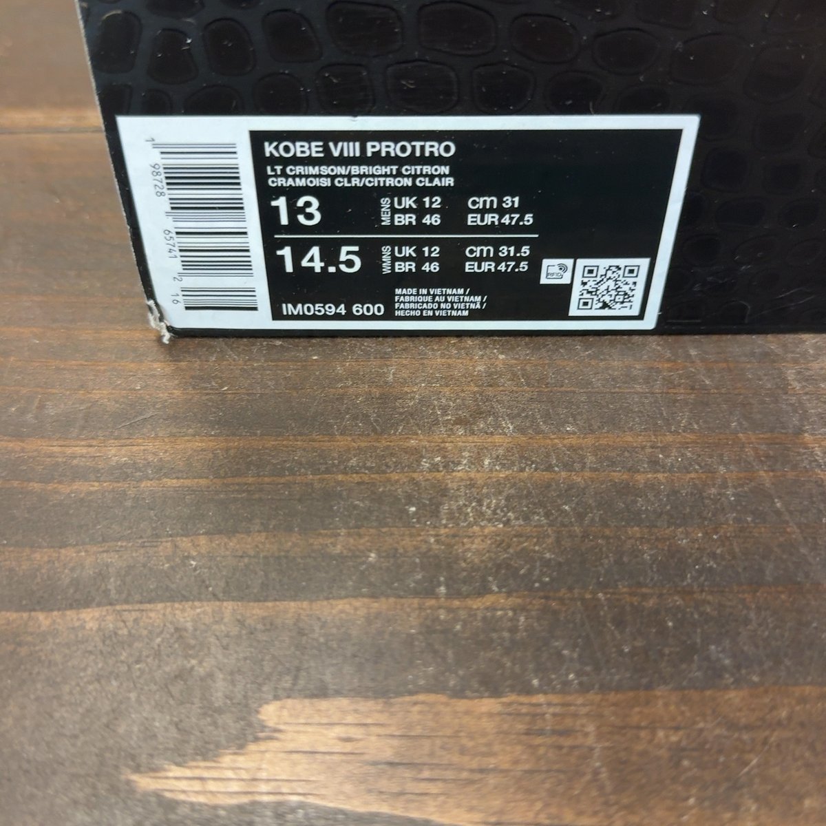 Nike Kobe 8 Protro Year of the Horse (2026) Size 13 (Pre-Owned) - aux