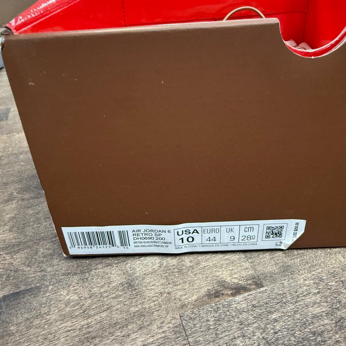 Jordan 6 Retro Travis Scott British Khaki - Image 7