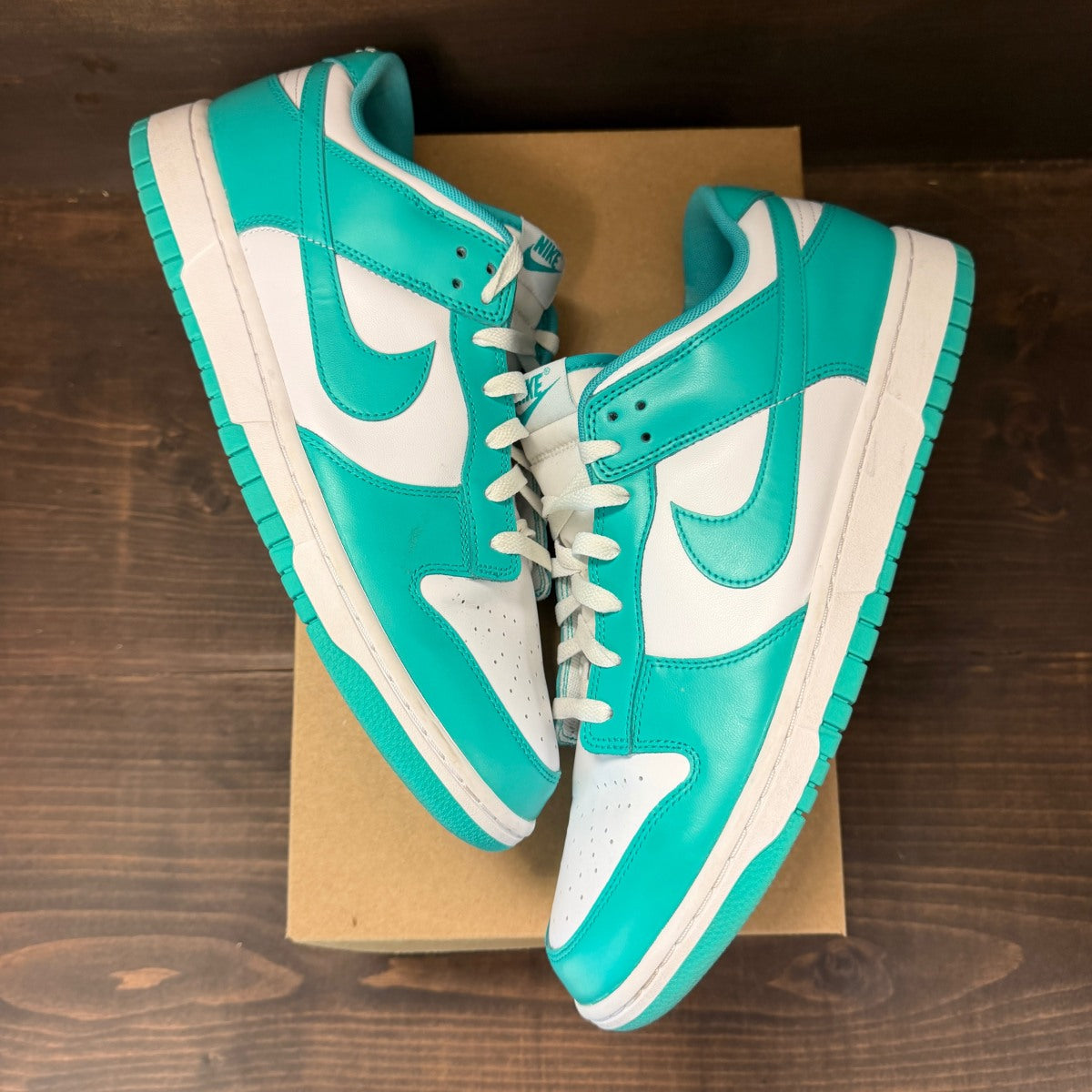 Nike Dunk Low Clear Jade Size 13 (Pre-Owned) - Image 2