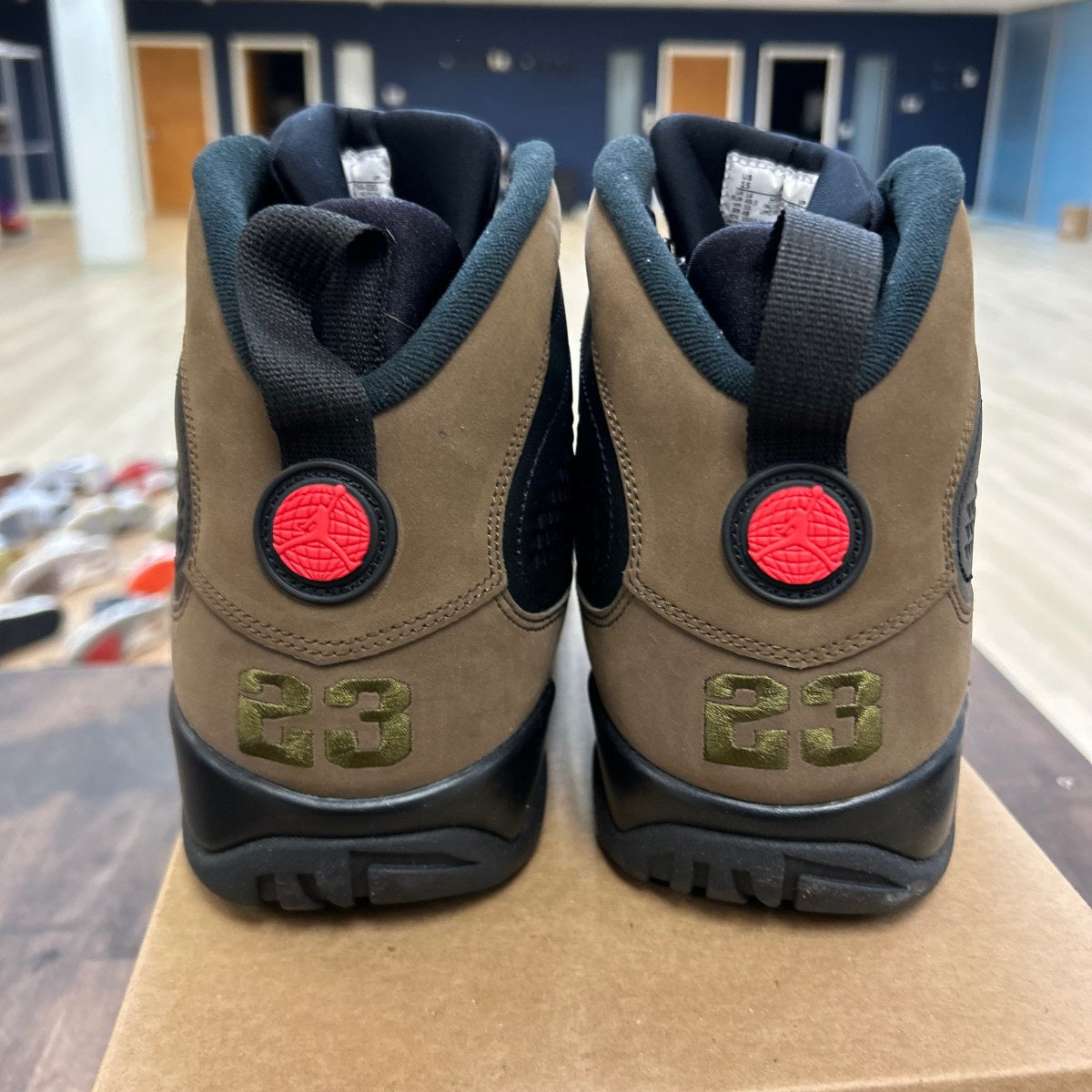Jordan 9 Retro Olive (2024) Size 15 (Pre-Owned) - Image 4