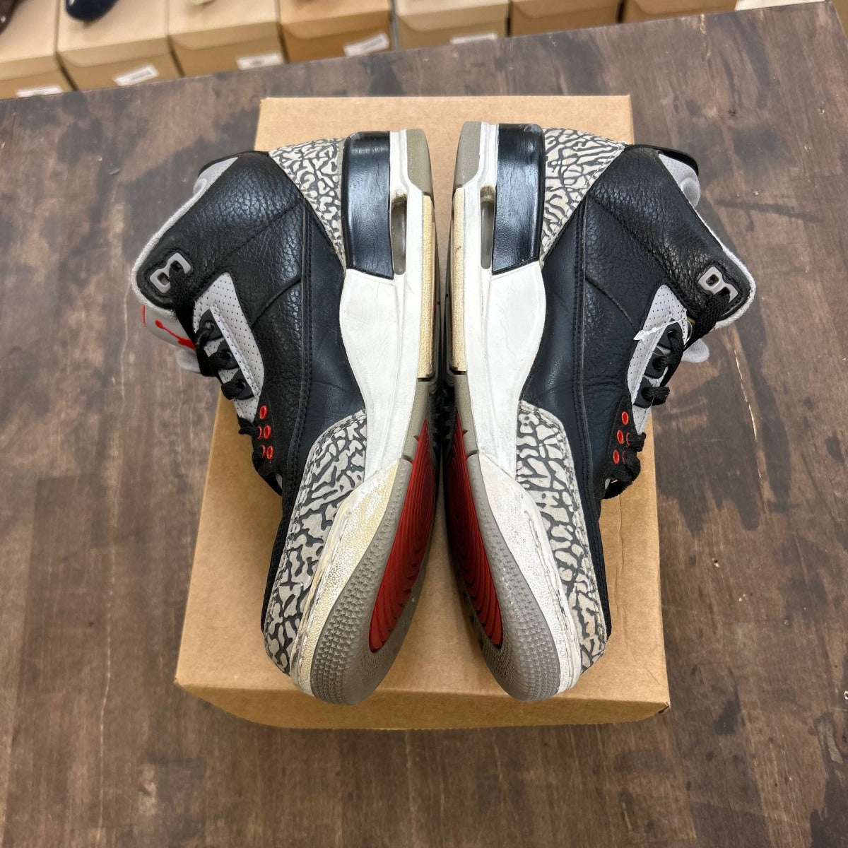 Jordan 3 Retro OG Black Cement (2024) Size 12.5 (Pre-Owned) - Image 3