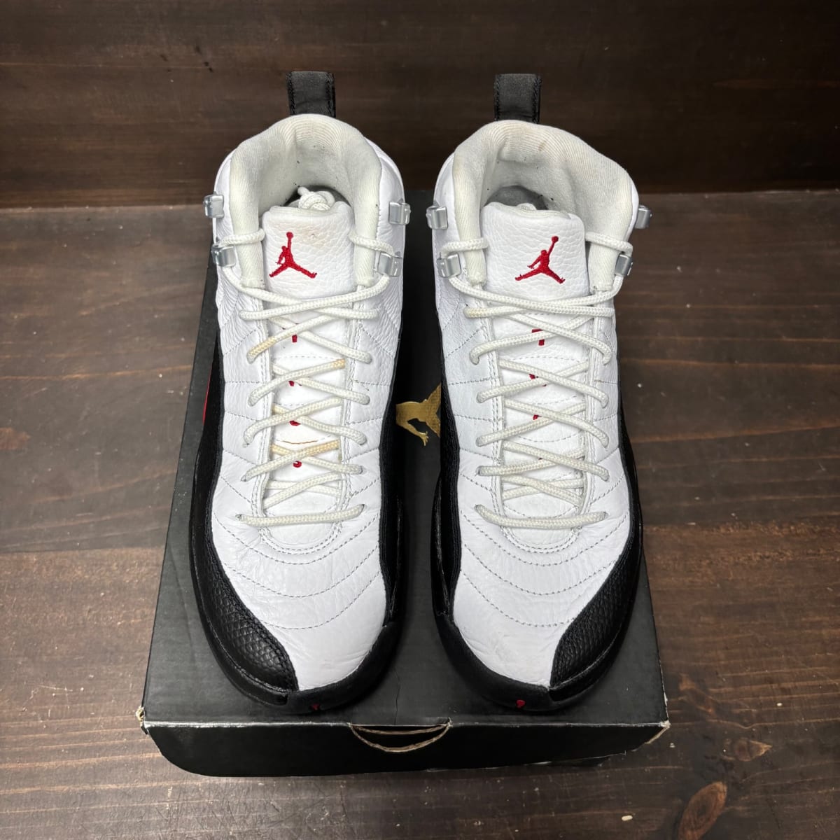 Jordan 12 Retro Taxi Flip (GS) Size 5.5Y (Pre-Owned) - side