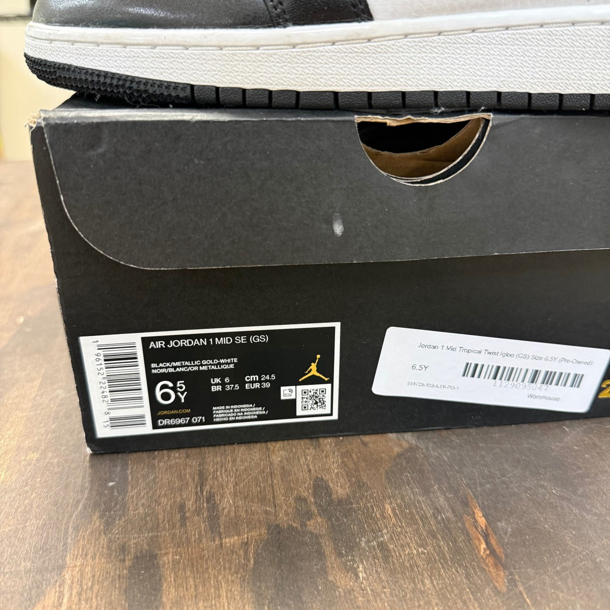 Jordan 1 Mid Tropical Twist Igloo (GS) Size 6.5Y (Pre-Owned) - Image 6