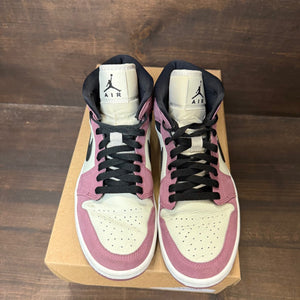 Jordan 1 Mid SE Light Mulberry (Women's) Size 8W (Pre-Owned) - Image 2