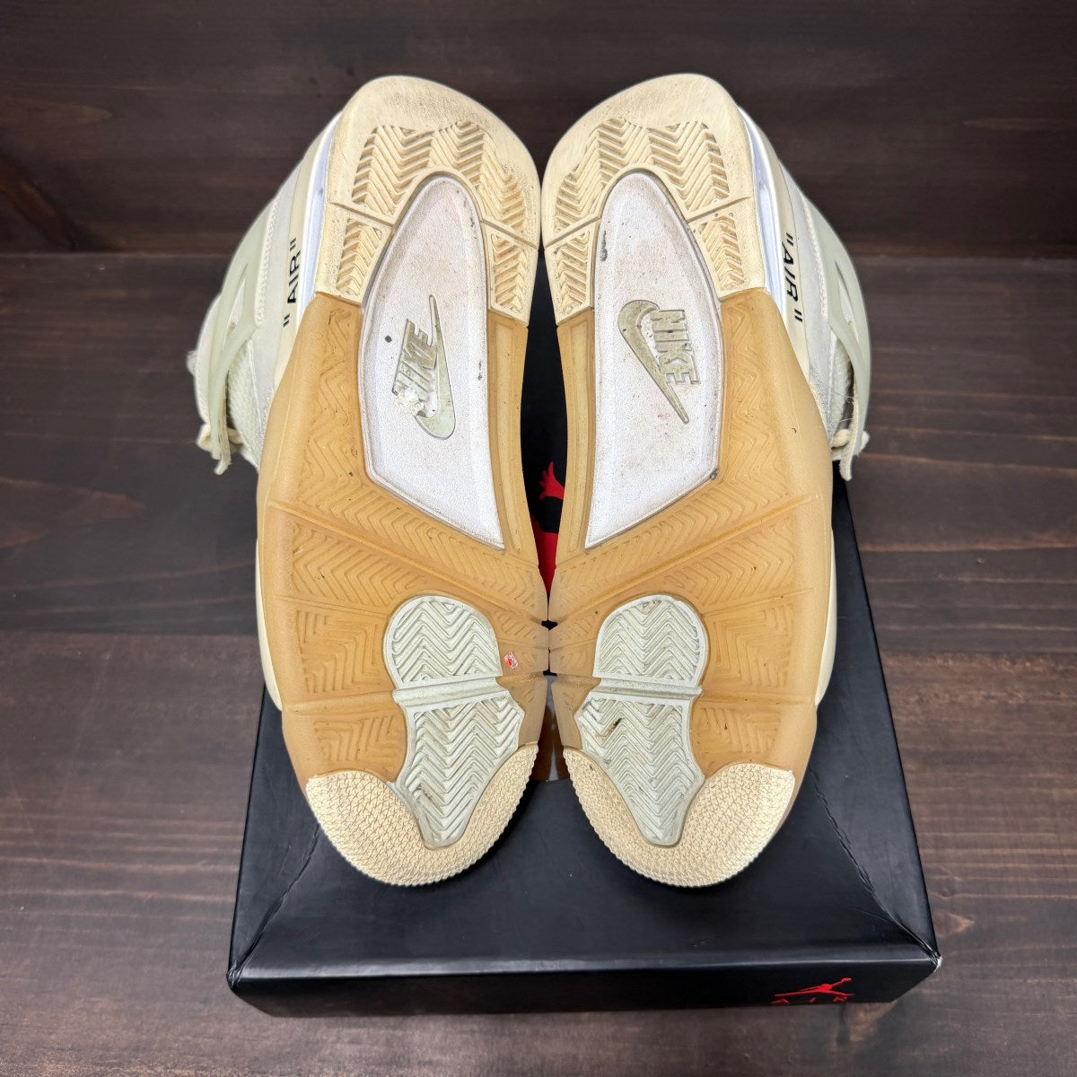 Jordan 4 Retro Off-White Sail (Women's) - Image 5