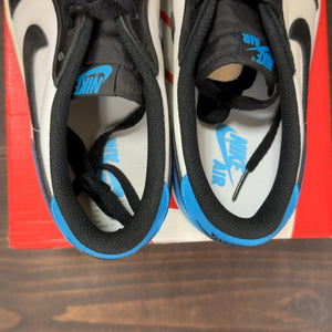 Jordan 1 Retro Low OG Black Dark Powder Blue Size 9.5 (Pre-Owned) - Image 6