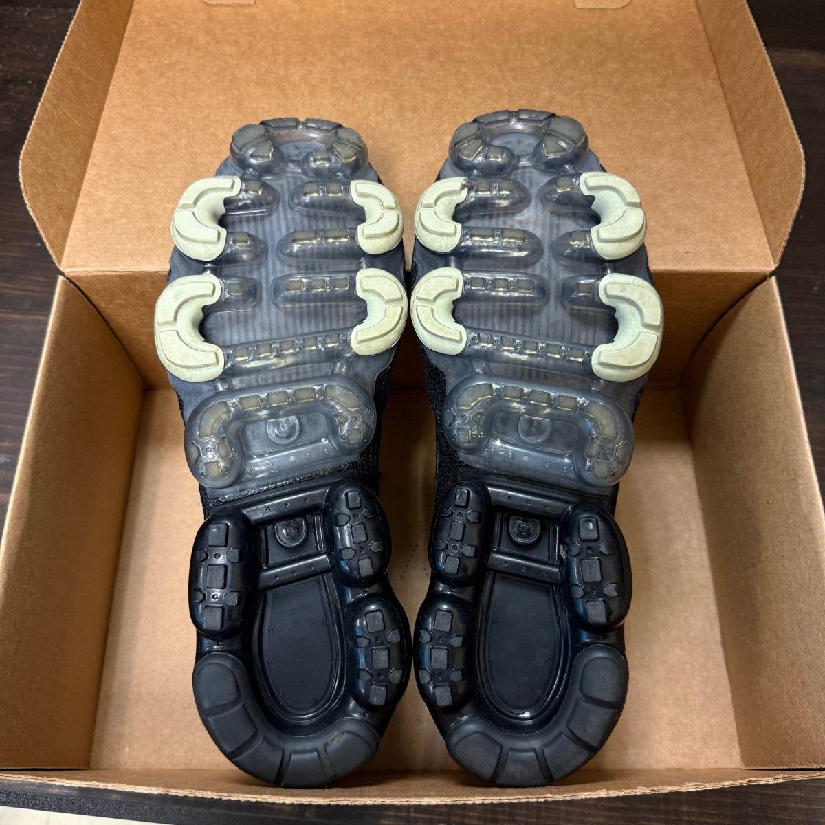 Nike Air VaporMax Flyknit 3 Black Snakeskin Size 11 (Pre-Owned) - Image 7