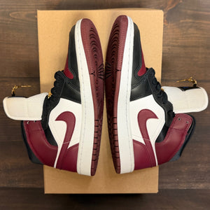 Jordan 1 Mid SE Black Dark Beetroot (Women's) Size 7.5W (Pre-Owned) - Image 5