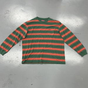 Supreme Stripe Pocket L/S Top Green Size XXL (Pre-Owned) - Image 1