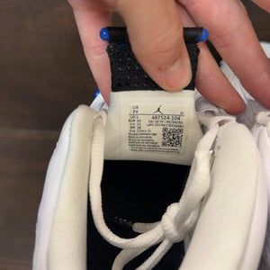 Jordan 14 Retro White Hyper Royal (GS) - Image 7