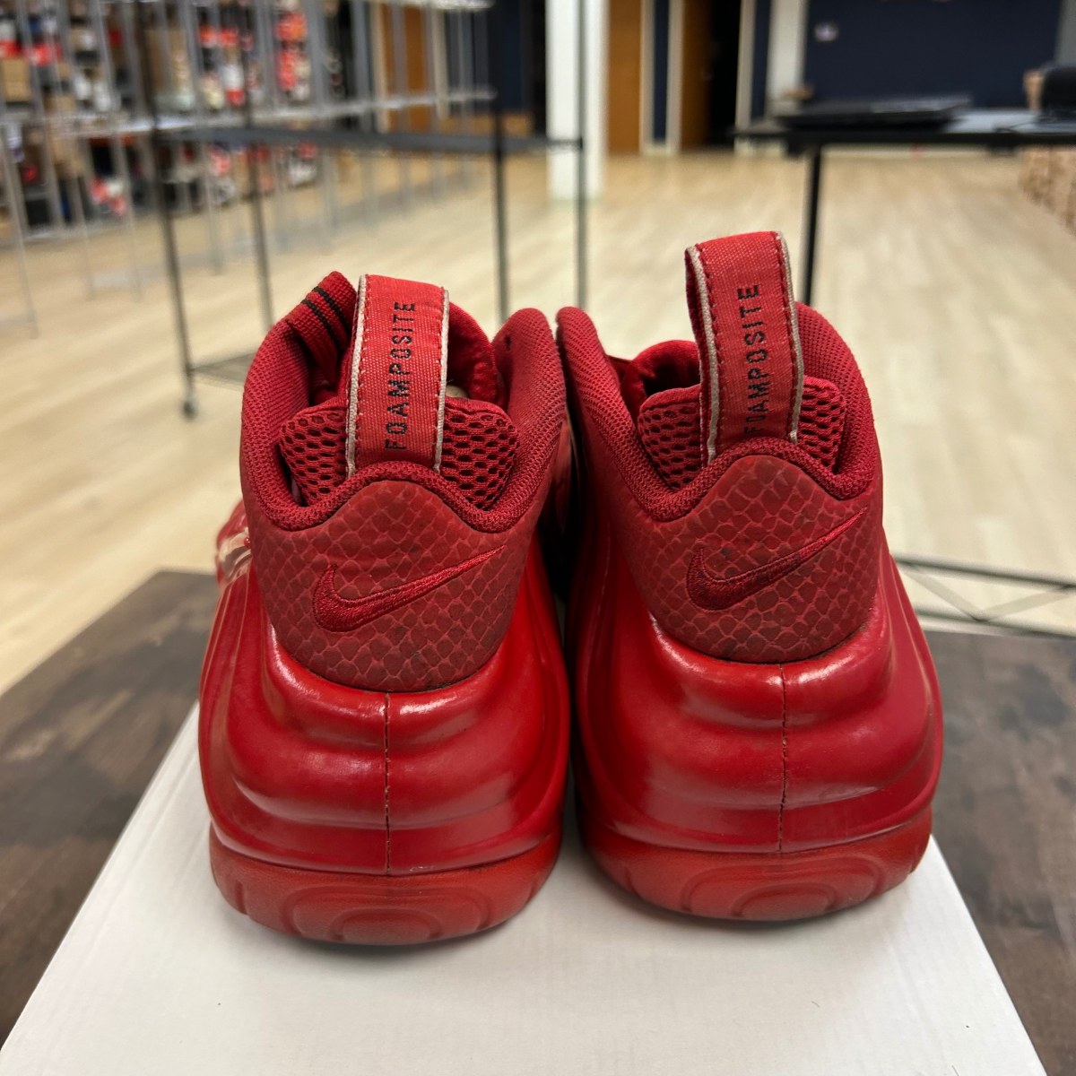 Nike Air Foamposite Pro Red October Size 13 (Pre-Owned) - Image 4