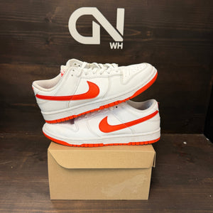 Nike Dunk Low Retro White Picante Red Size 7.5 (Pre-Owned) - Image 1