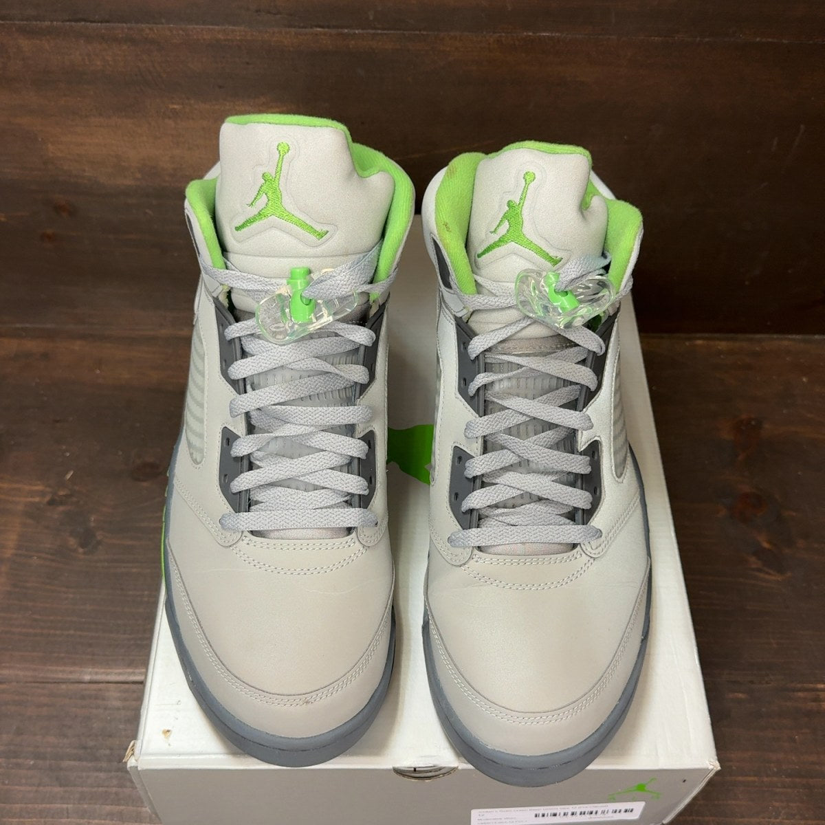 Jordan 5 Retro Green Bean (2022) Size 12 (Pre-Owned) - Image 3
