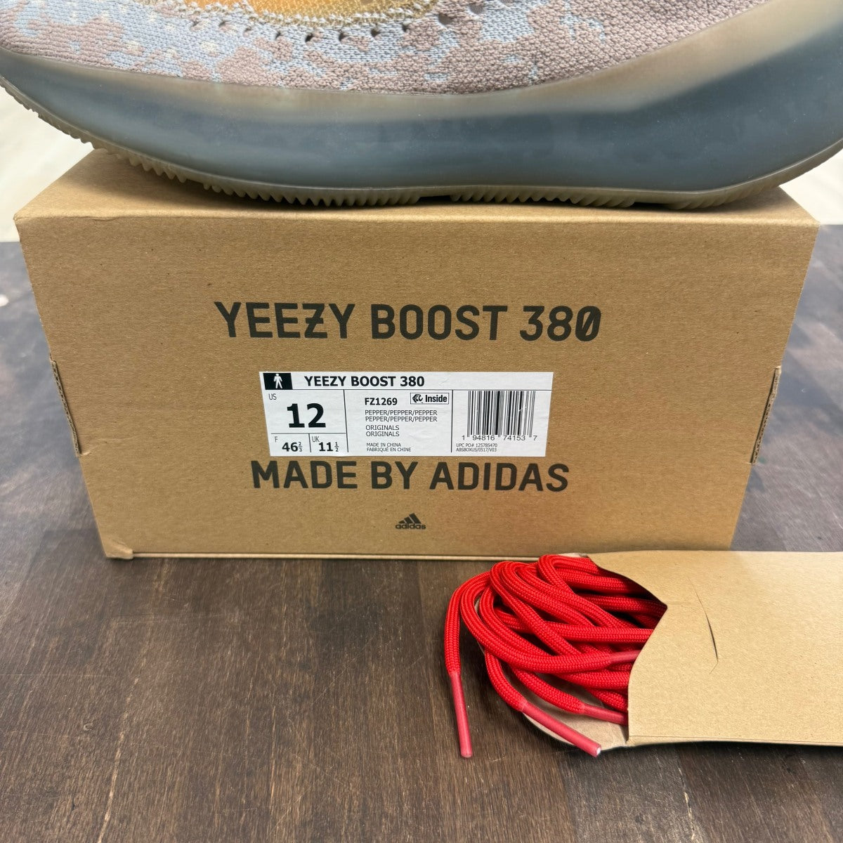 adidas Yeezy Boost 380 Pepper Size 12 (Pre-Owned) - Image 4