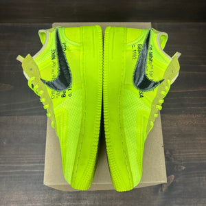 Nike Air Force 1 Low Off-White Volt Size 11 (Pre-Owned) - Image 4