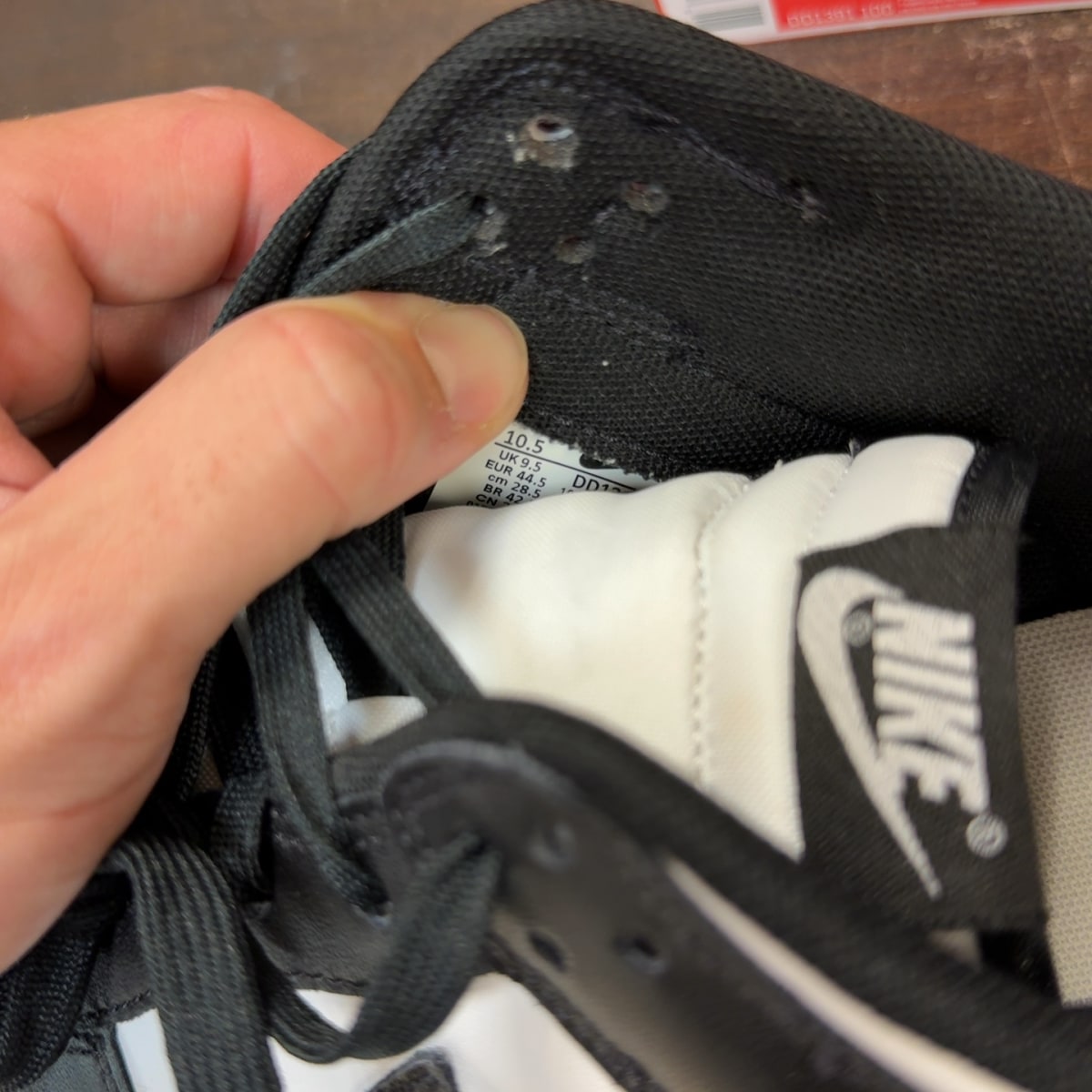 Nike Dunk Low Retro White Black Panda - Image 7