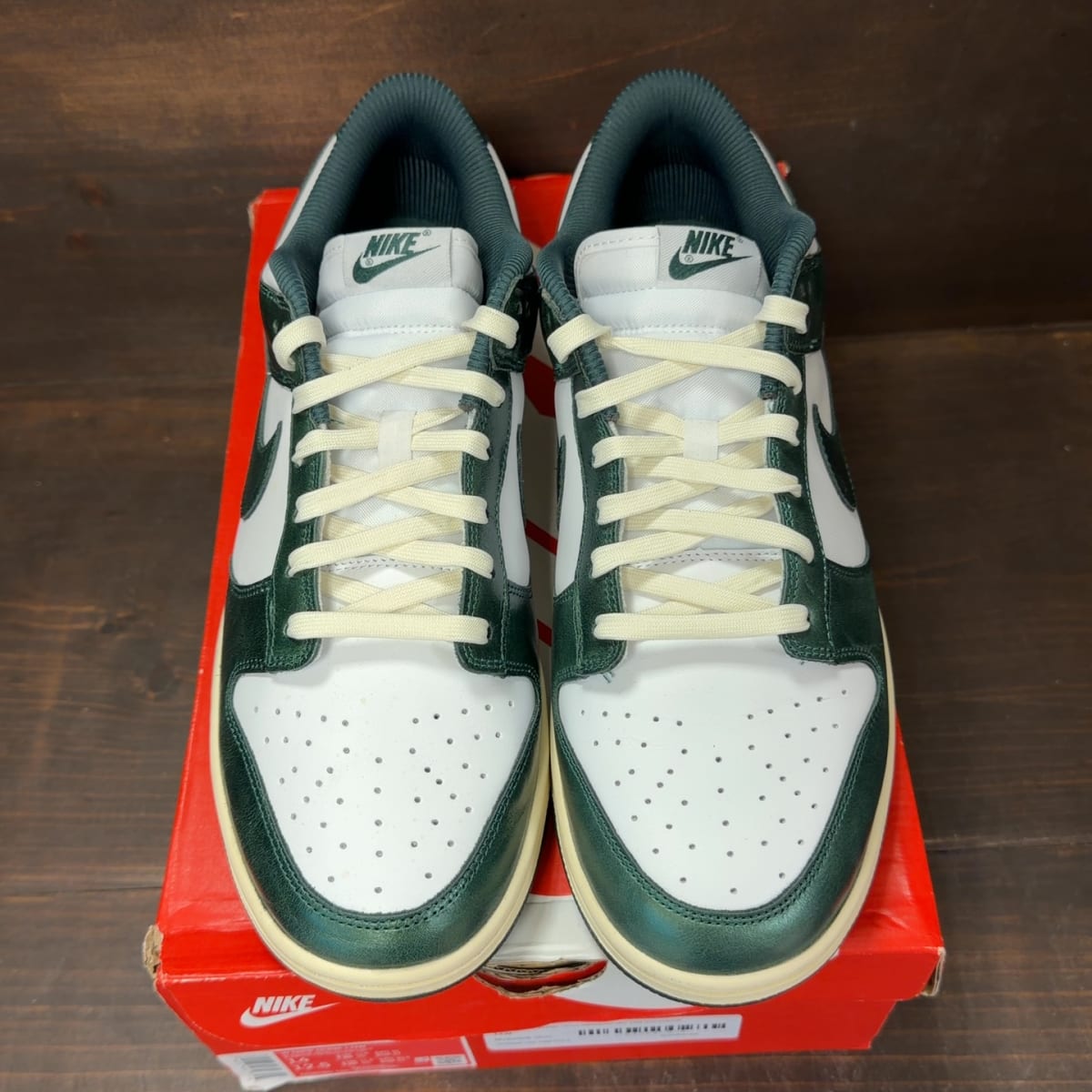 Nike Dunk Low Vintage Green (Women's) Size 14W (Pre-Owned) - tag