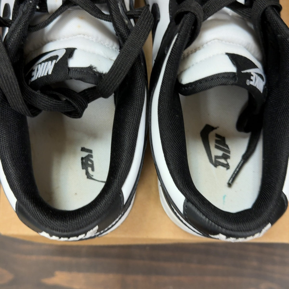 Nike Dunk Low Retro White Black Panda Size 10 (Pre-Owned) - Image 6