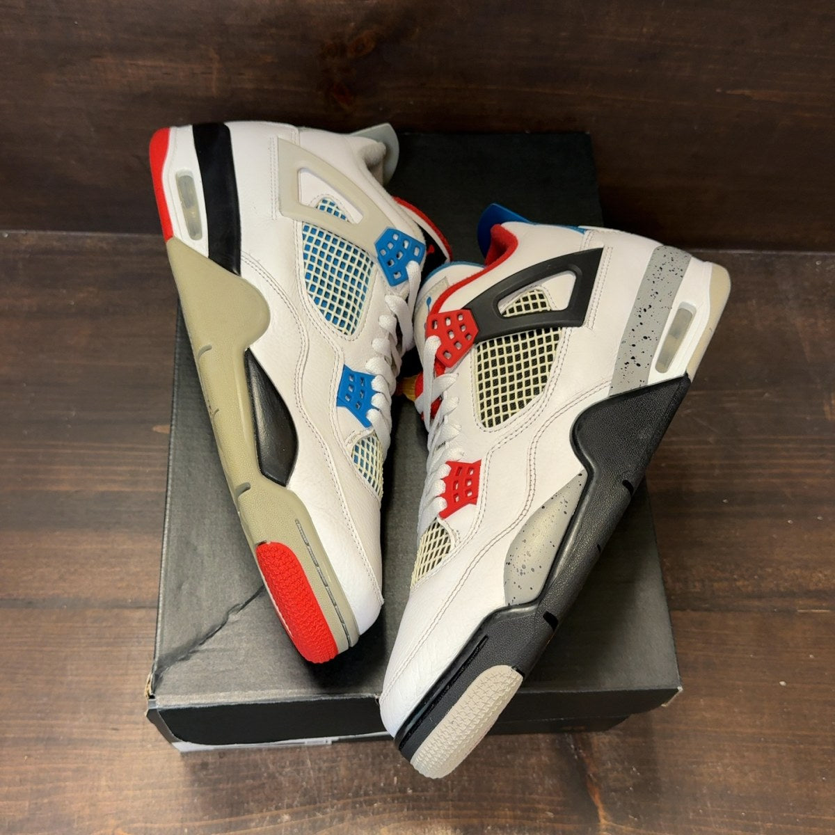 Jordan 4 Retro What The Size 10.5 (Pre-Owned) - Image 2