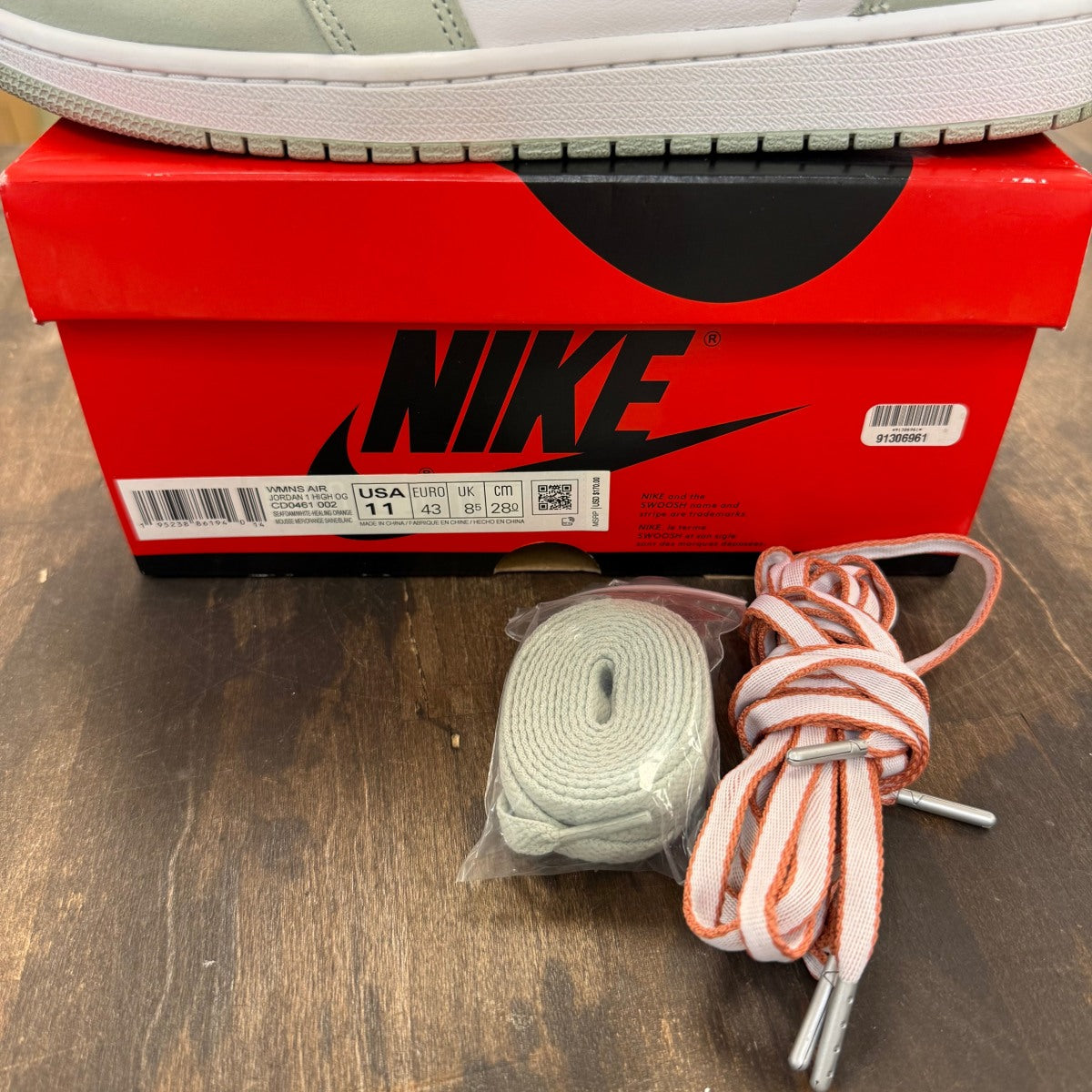 Jordan 1 Retro High OG Seafoam (Women's) - Image 6