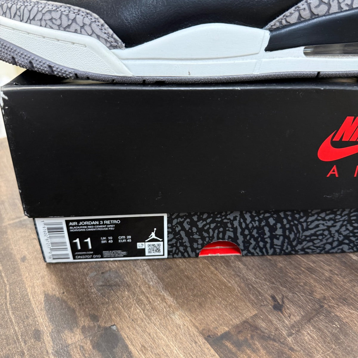Jordan 3 Retro OG Black Cement (2024) - Image 7