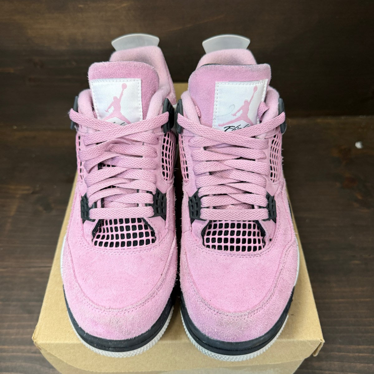Jordan 4 Retro Orchid (Women's) Size 8W (Pre-Owned) - Image 3