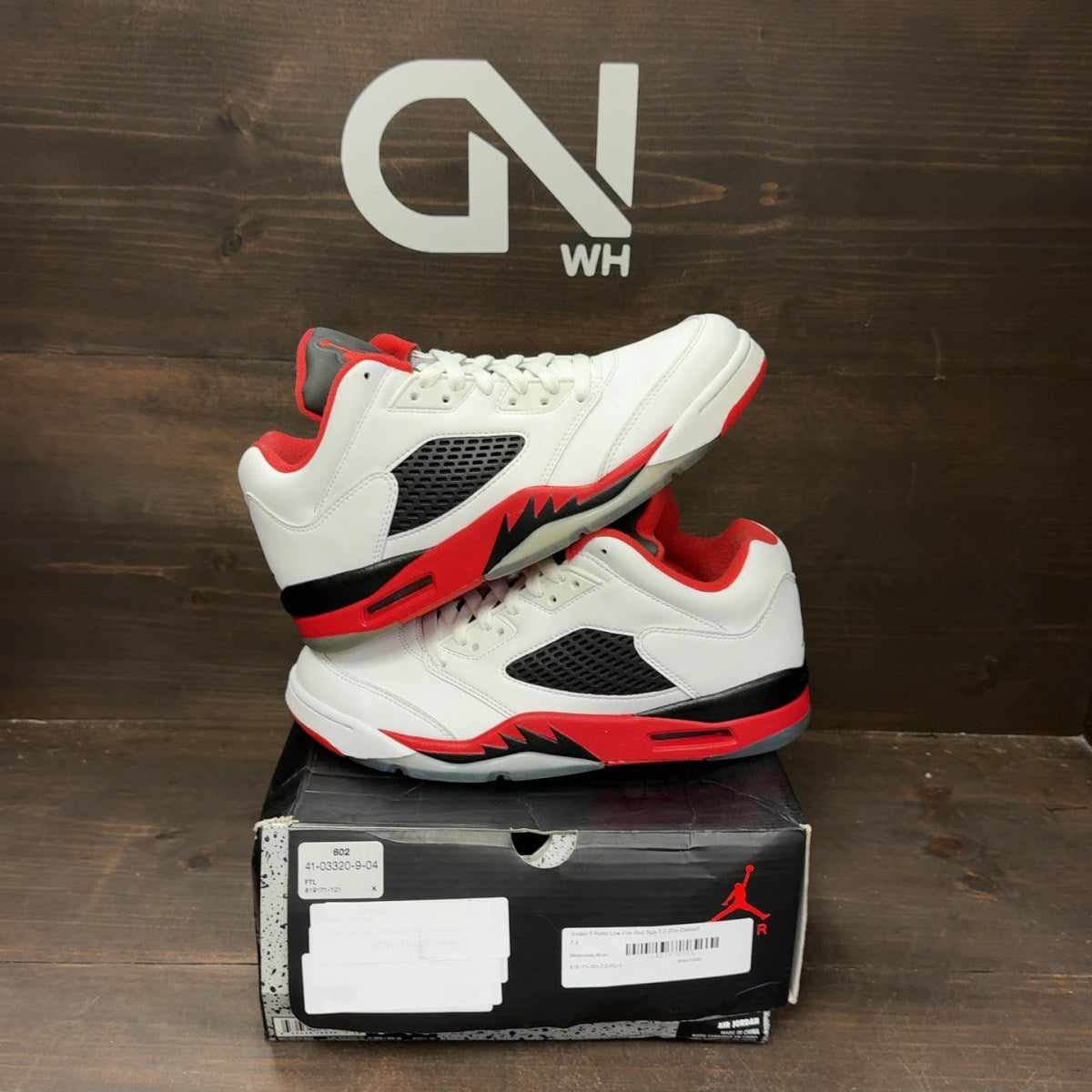 Jordan 5 Retro Low Fire Red - Image 1