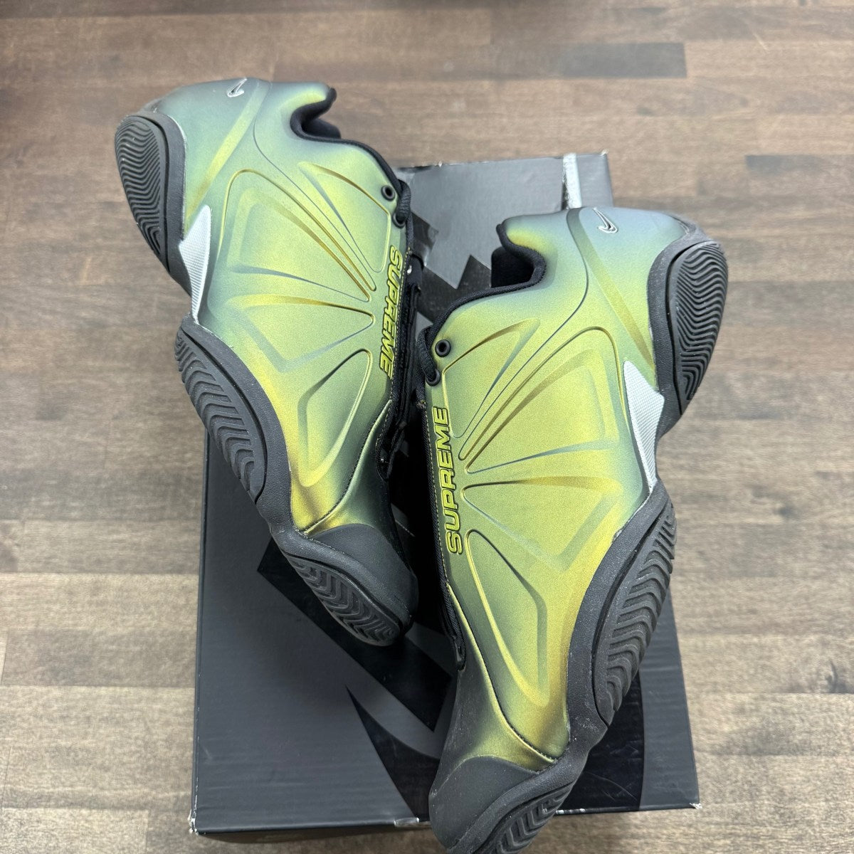 Nike Air Zoom Courtposite Supreme Metallic Gold - Image 1