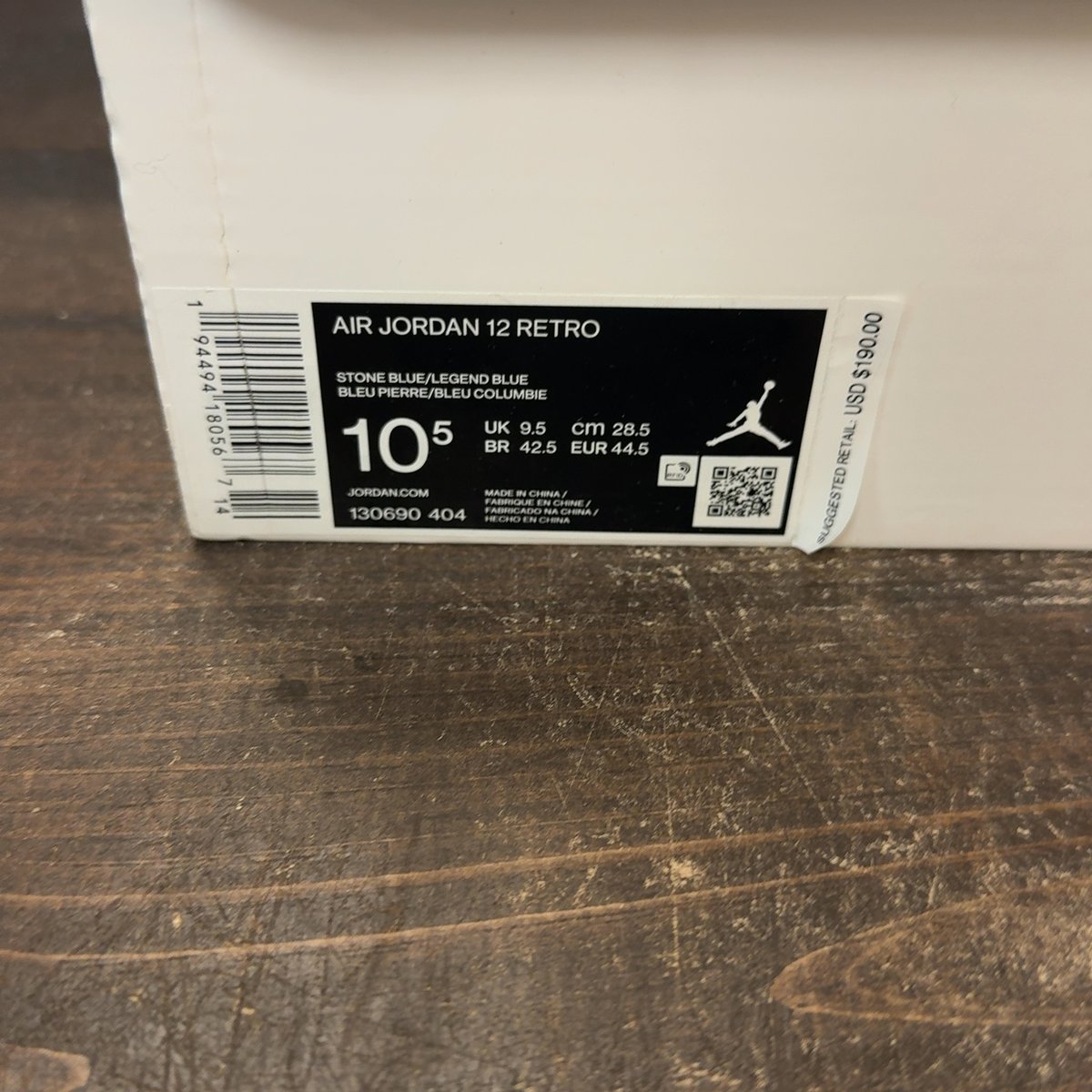 Jordan 12 Retro Indigo Size 10.5 (Pre-Owned) - aux