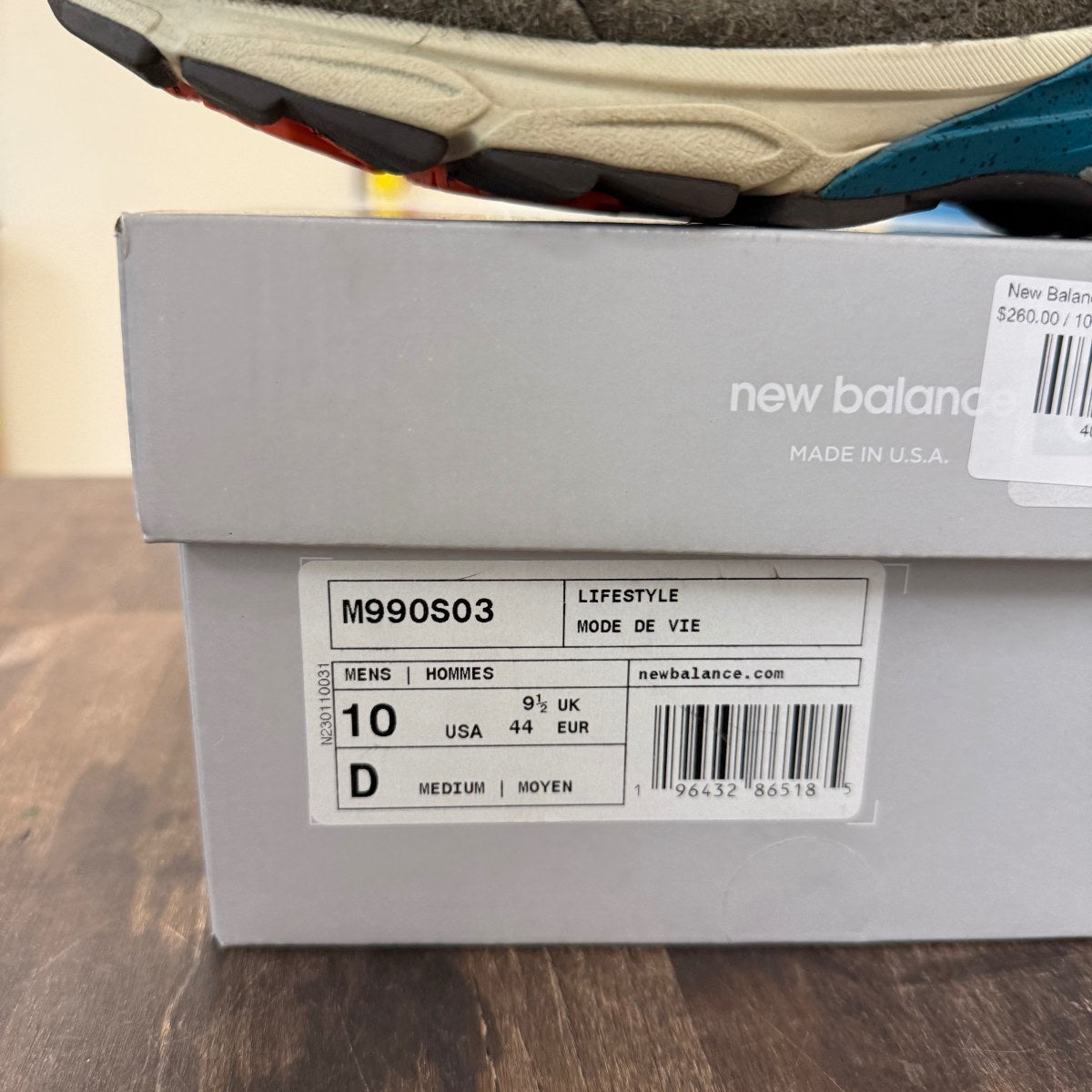 New Balance 990v3 MiUSA YCMC - Image 7