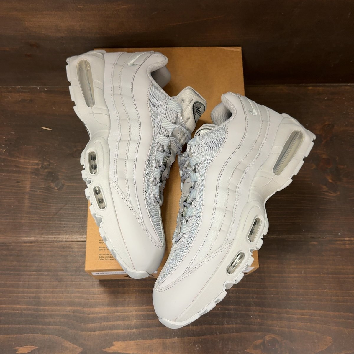 Nike Air Max 95 OG Big Bubble Wolf Grey Size 11.5 - back