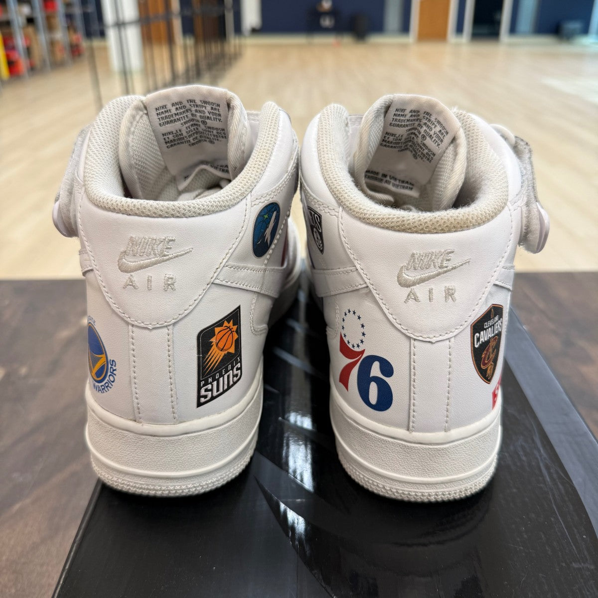 Nike Air Force 1 Mid Supreme NBA White - Image 3