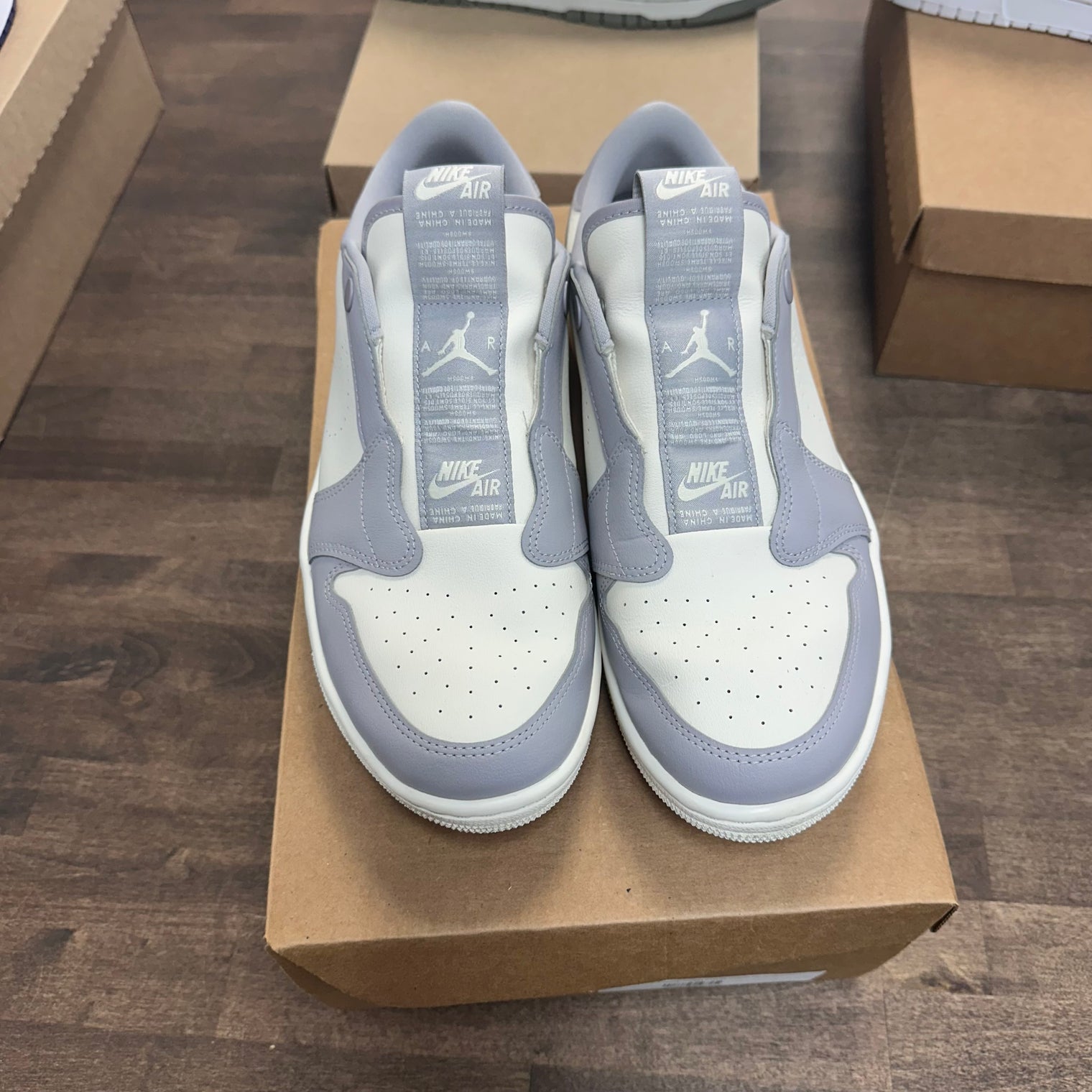 Atmosphere Grey Jordan 1 Low Slip (W) (USED, No Box)