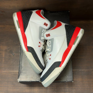 Jordan 3 Retro Fire Red (2013) (GS) Size 7Y (Pre-Owned) - back