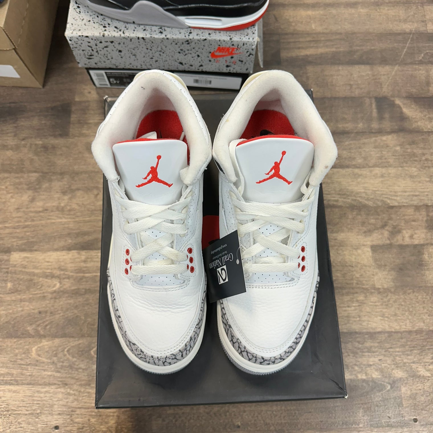White Cement Reimagined Jordan 3 Retro (GS) (USED)