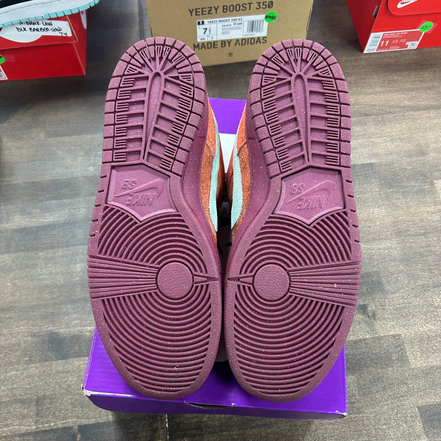 Red Rosewood Nike SB Dunk Low (USED)