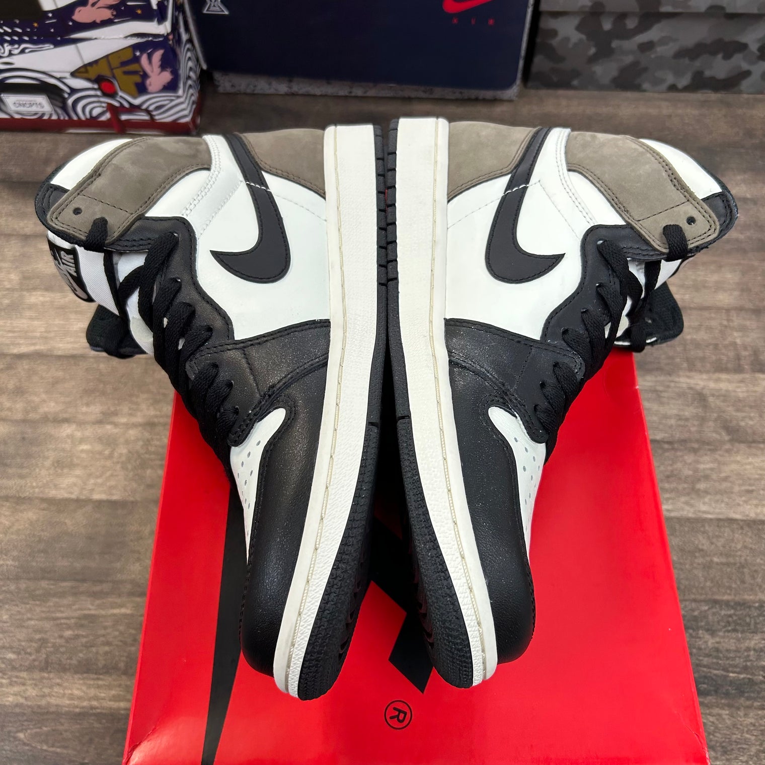 Mocha Jordan 1 High OG (Used, Replacement Box)