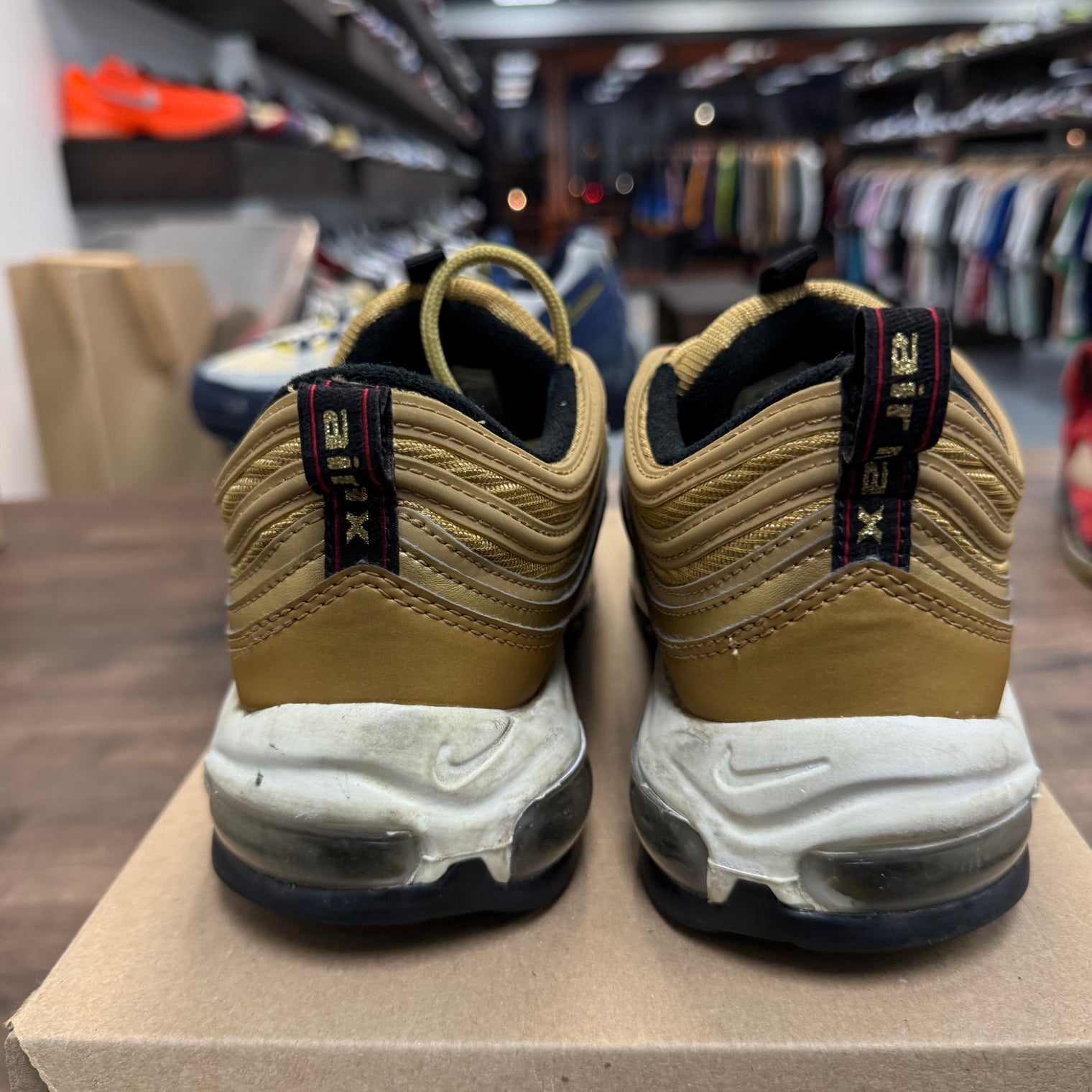 Golden Bullet Nike Air Max 97 (USED, No Insoles, No Box)
