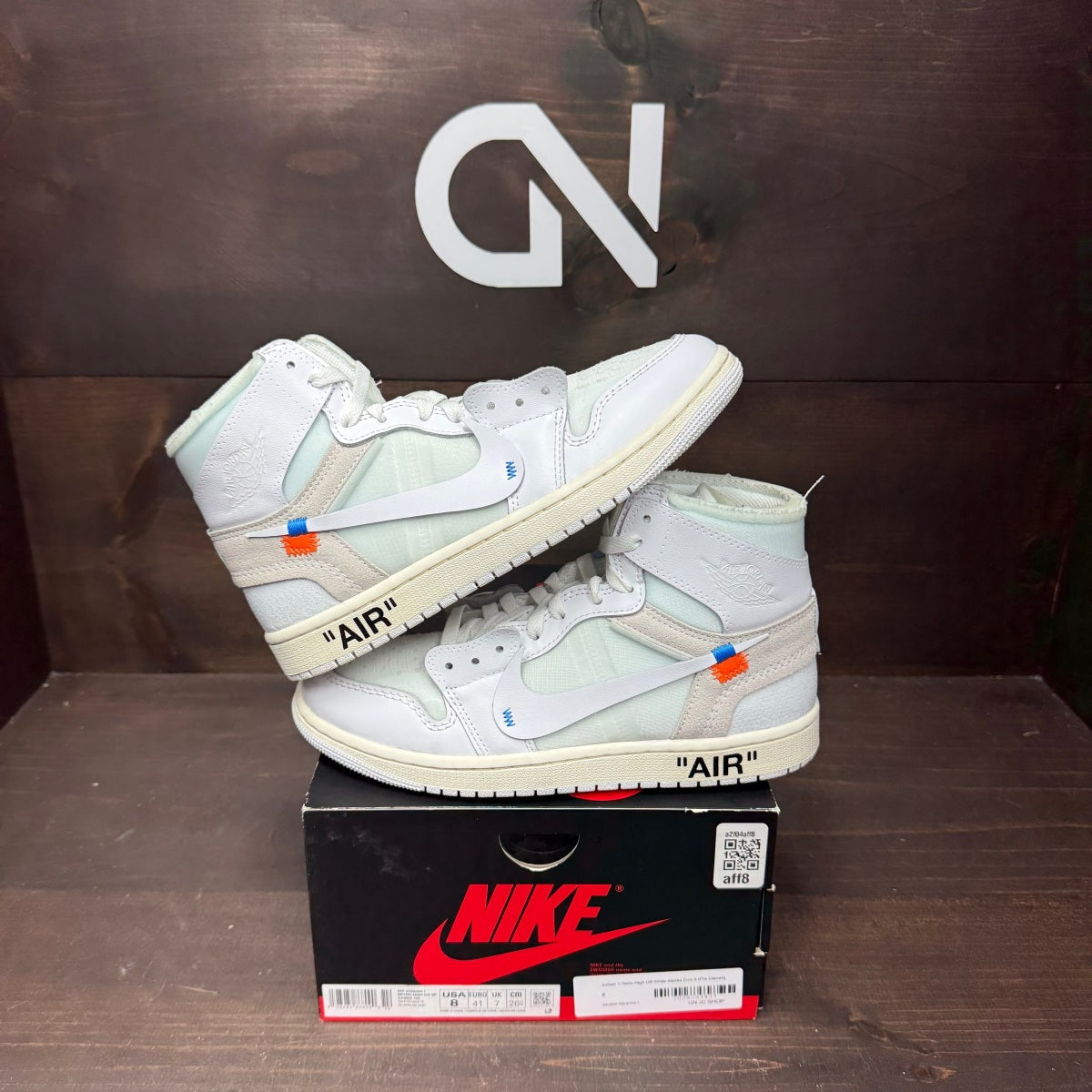 Jordan 1 Retro High Off-White Alaska - Image 1