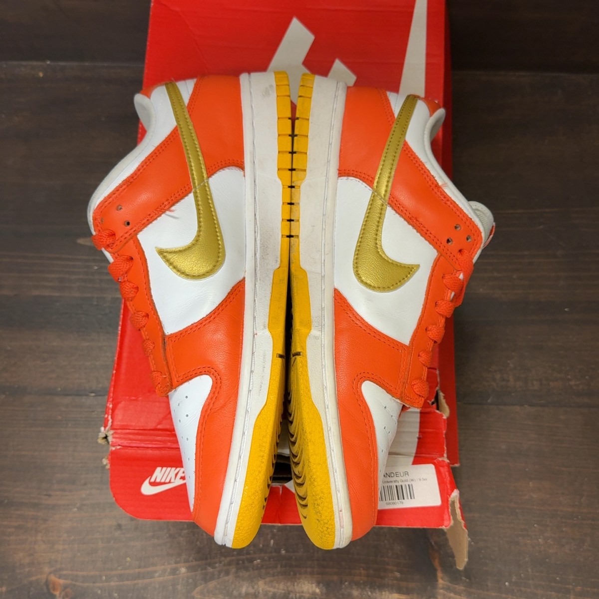 Nike Dunk Low University Gold (Women's) Size 9.5W (Pre-Owned) - aux