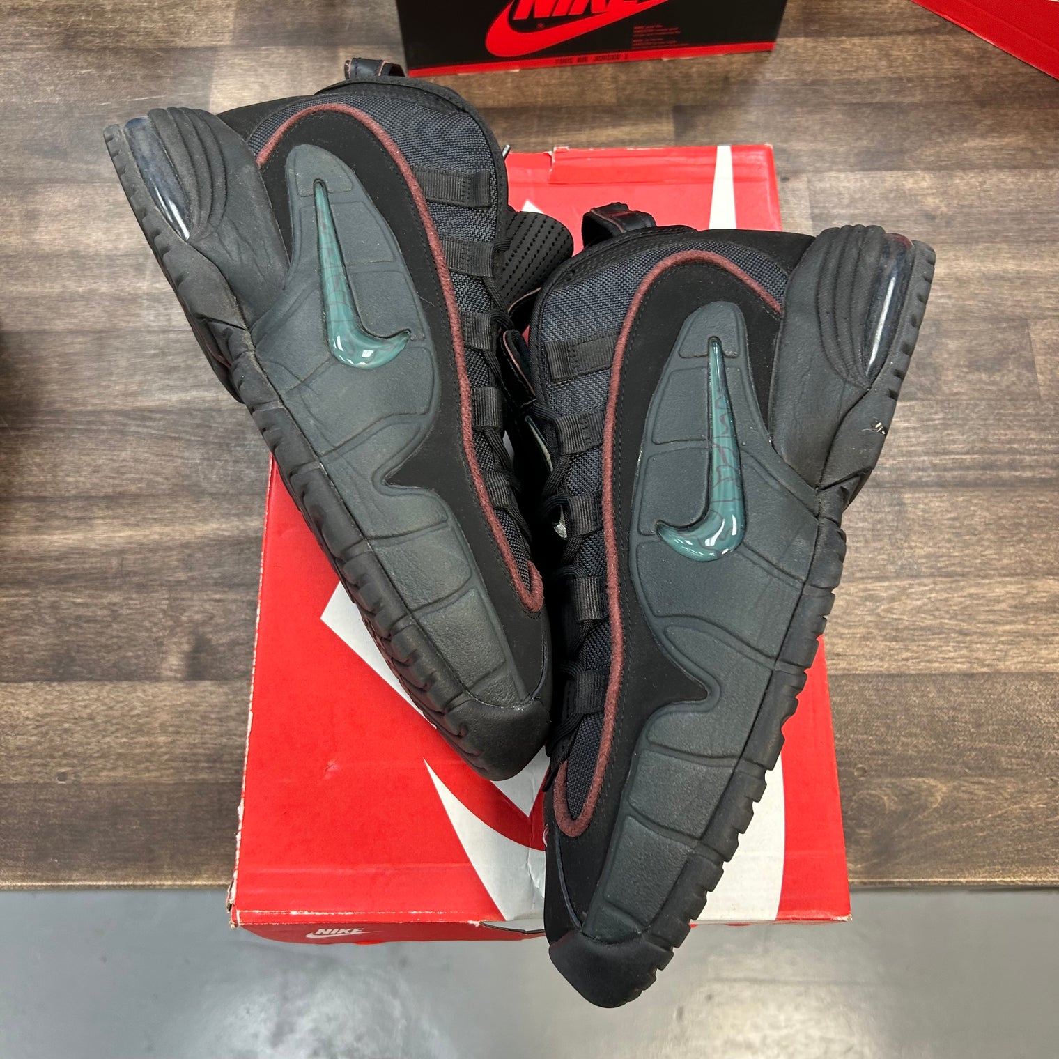 Black Faded Spruce Anthracite Dark Pony Air Max Penny 1 (USED)