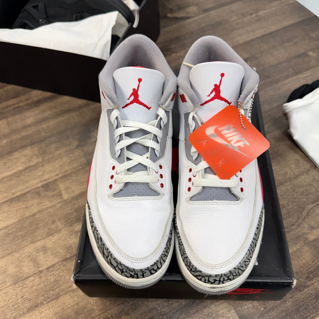 Fire Red Jordan 3 Retro (USED)